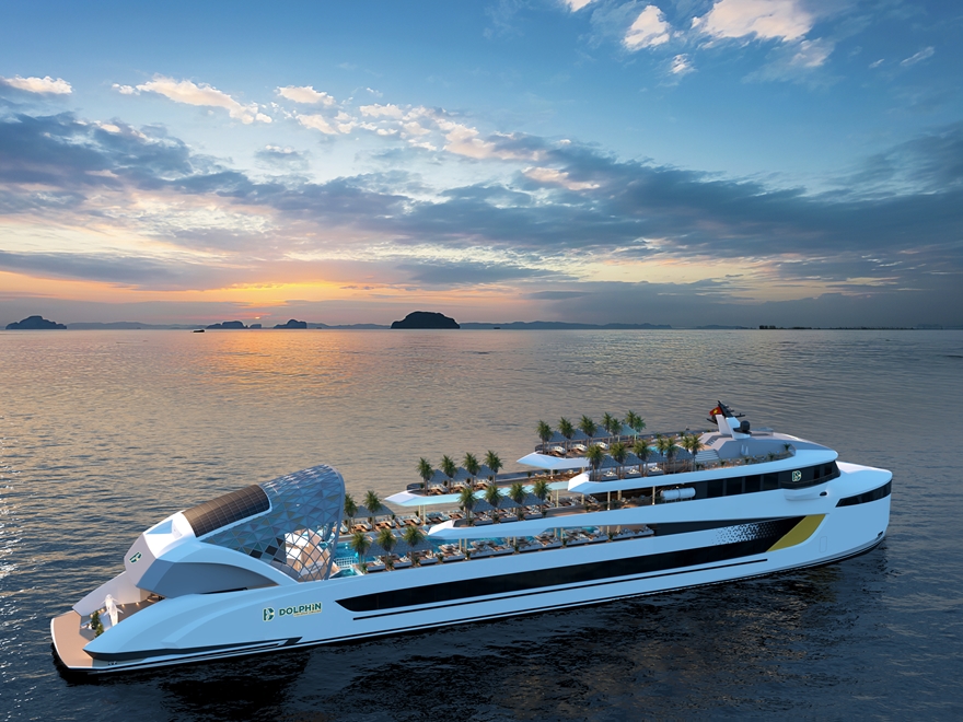 Du Thuyền Dolphin Thăm Vịnh Hạ Long - Day Cruise 